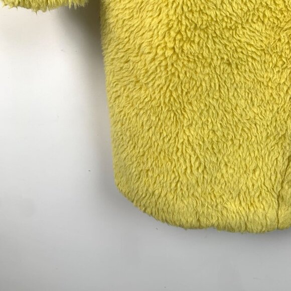 Max Mara Yellow Teddy Wool-Blend Double-Breasted Coat With Pockets Womens Outerw - Picture 5 of 8